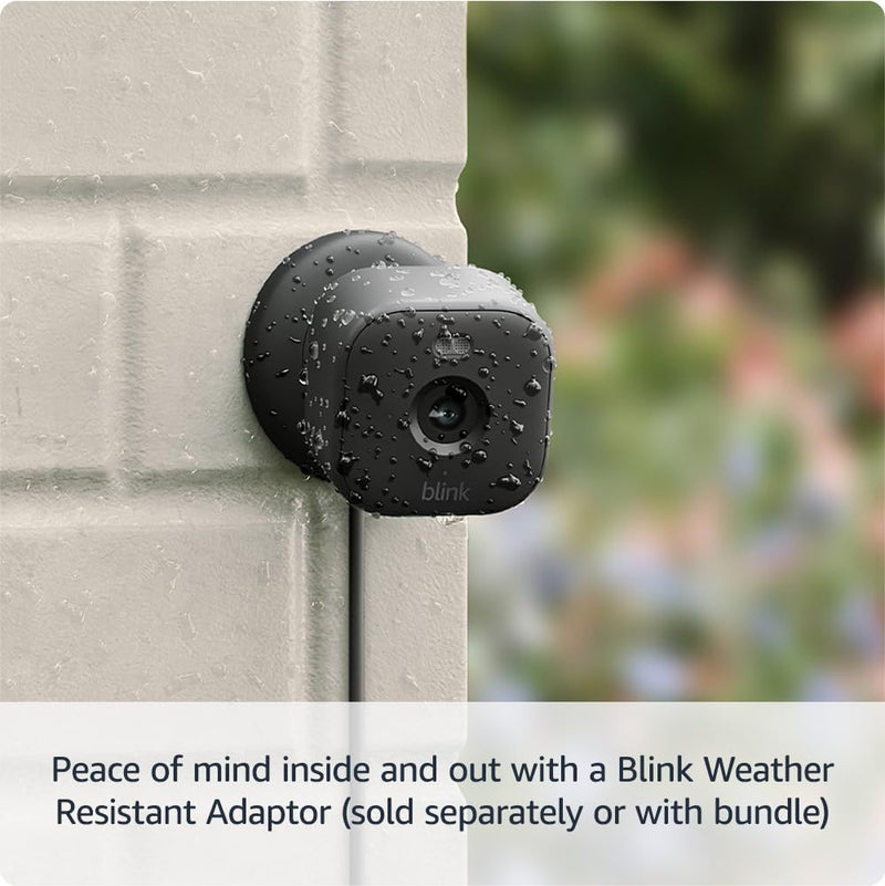 2x Blink Mini 2 – Plug-in Smart Security Camera | 2 Way Audio | Weatherproof | Black