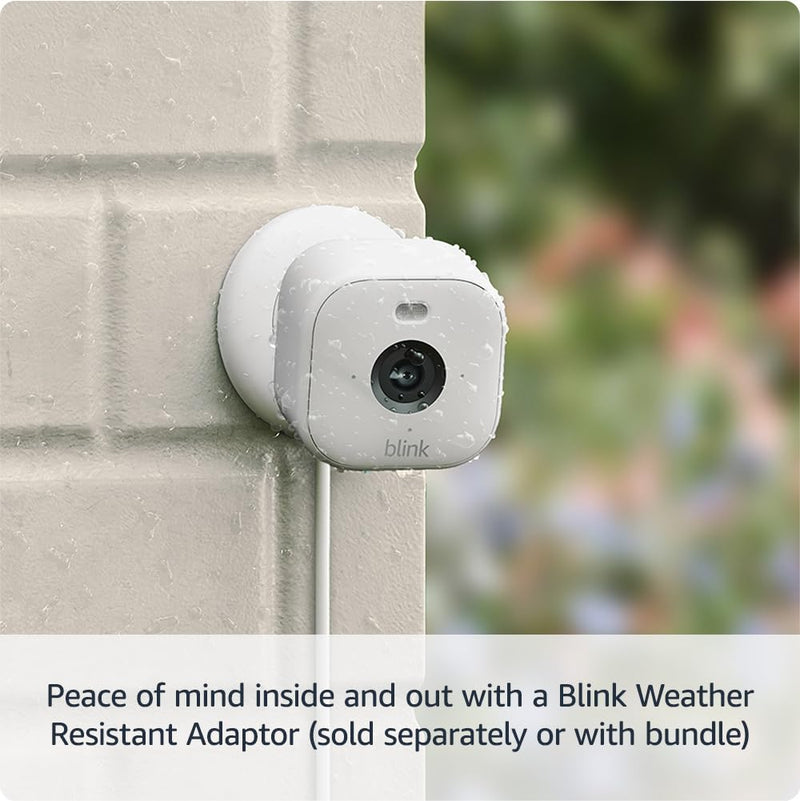 2x Blink Mini 2 – Plug-in Smart Security Camera | 2 Way Audio | Weatherproof | White