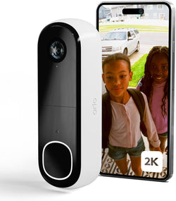 Arlo 2K Video Doorbell | Outdoor Wireless Camera | WiFi Video Doorbell