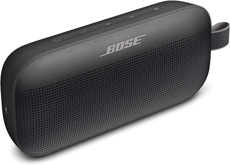 Bose SoundLink Flex Bluetooth Portable Speaker, Wireless Waterproof Speaker for Outdoor Travel—Black