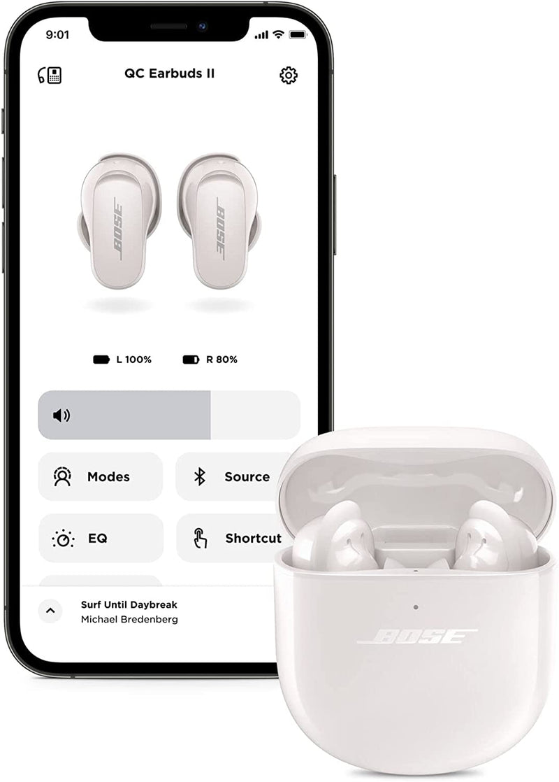 Bose QuietComfort Earbuds II | Wireless Bluetooth, Noise Cancelling In-Ear Headphones | Soapstone