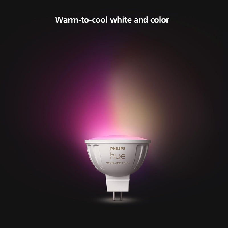 Philips Hue MR16 Bulb | Colour Ambiance | Smart Spotlight Lighting | Bluetooth