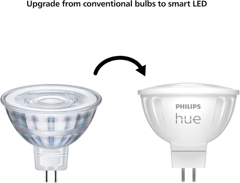 Philips Hue MR16 Bulb | Colour Ambiance | Smart Spotlight Lighting | Bluetooth