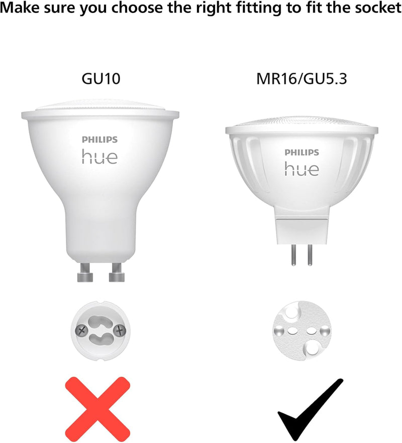 Philips Hue MR16 Bulb | Colour Ambiance | Smart Spotlight Lighting | Bluetooth