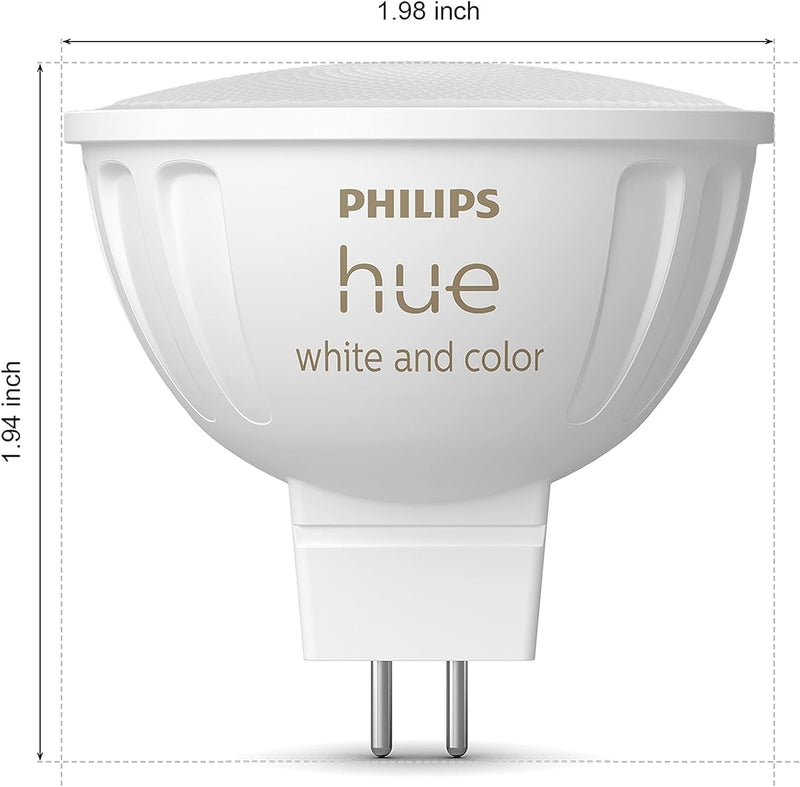 Philips Hue MR16 Bulb | Colour Ambiance | Smart Spotlight Lighting | Bluetooth