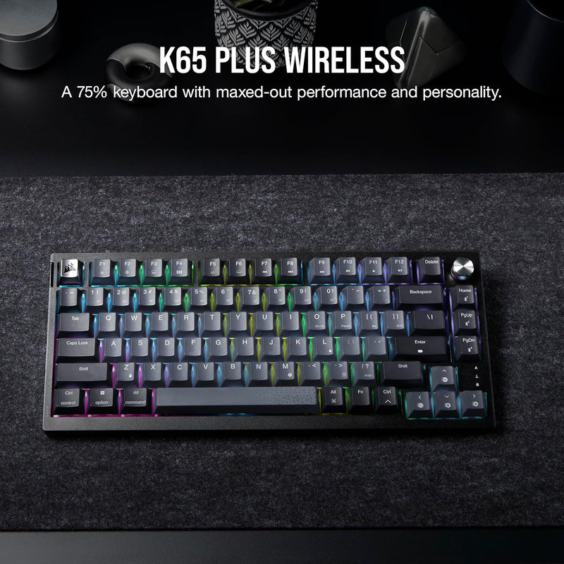 Corsair K65 Plus Wireless Gaming Keyboard | QWERTY UK | Black