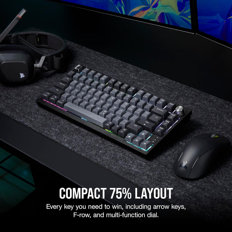 Corsair K65 Plus Wireless Gaming Keyboard | QWERTY UK | Black