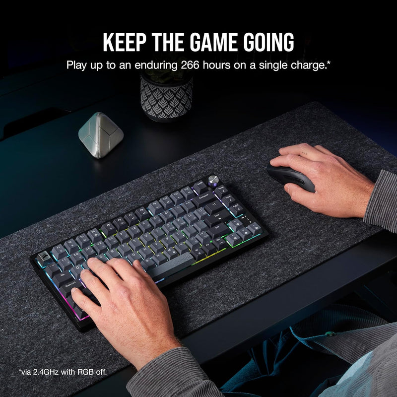 Corsair K65 Plus Wireless Gaming Keyboard | QWERTY UK | Black