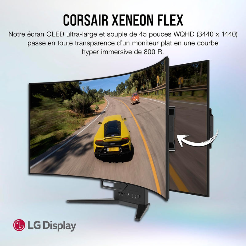 CORSAIR XENEON FLEX 45" Bendable OLED Gaming Monitor | 3440x1440 | 240Hz