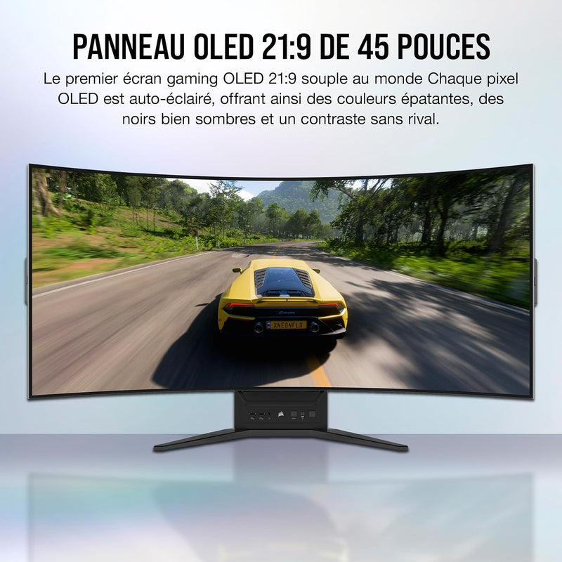 CORSAIR XENEON FLEX 45" Bendable OLED Gaming Monitor | 3440x1440 | 240Hz