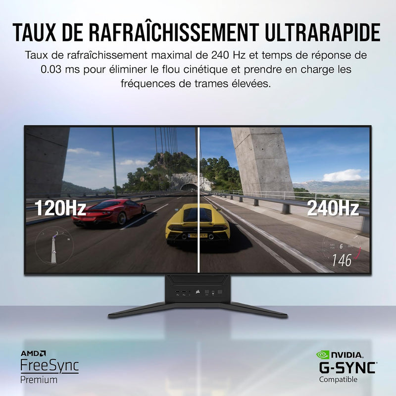 CORSAIR XENEON FLEX 45" Bendable OLED Gaming Monitor | 3440x1440 | 240Hz