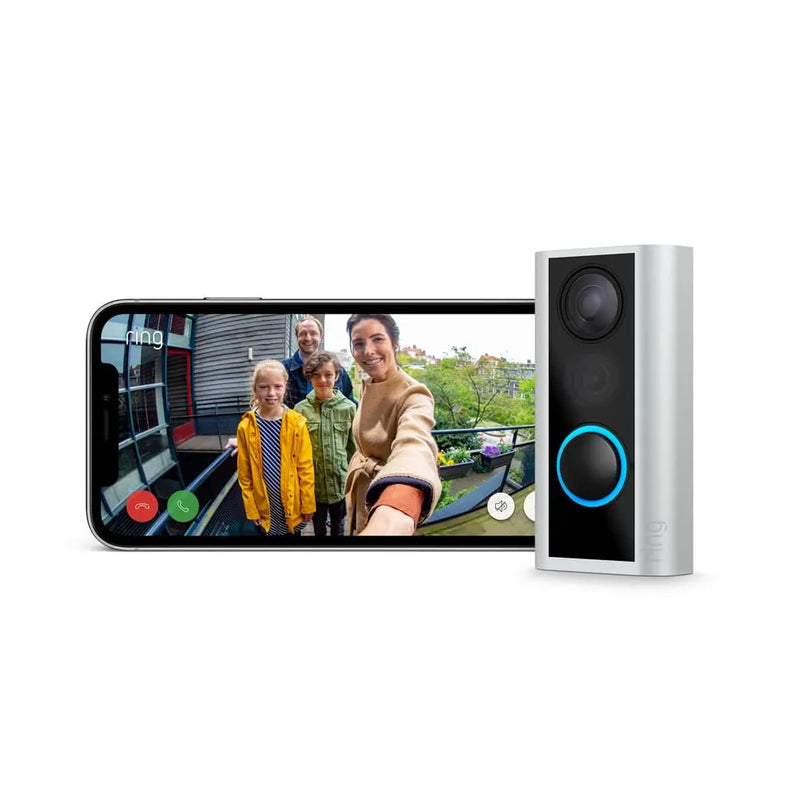 Ring Peephole Camera (Door View Cam) Doorbell | 54–75 mm door thickness | Wireless Doorbell Security Camera with 1080p HD video, Knock Detection, Wifi