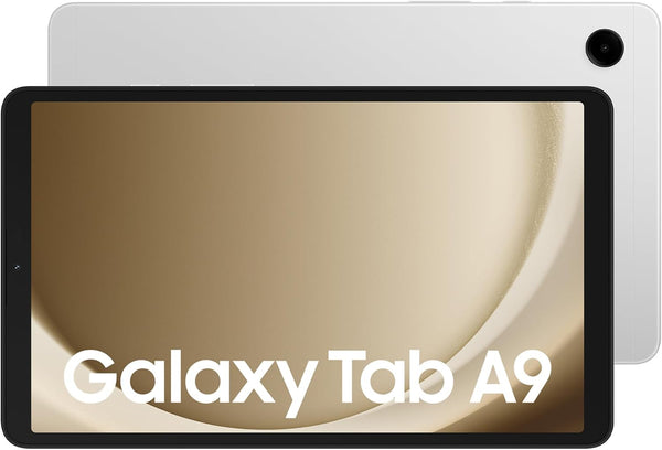 Samsung Galaxy Tab A9 Android Tablet, 64GB Storage, 8.7" Large Display, Rich Sound, Silver, 3 Year Manufacturer Extended Warranty (UK Version)