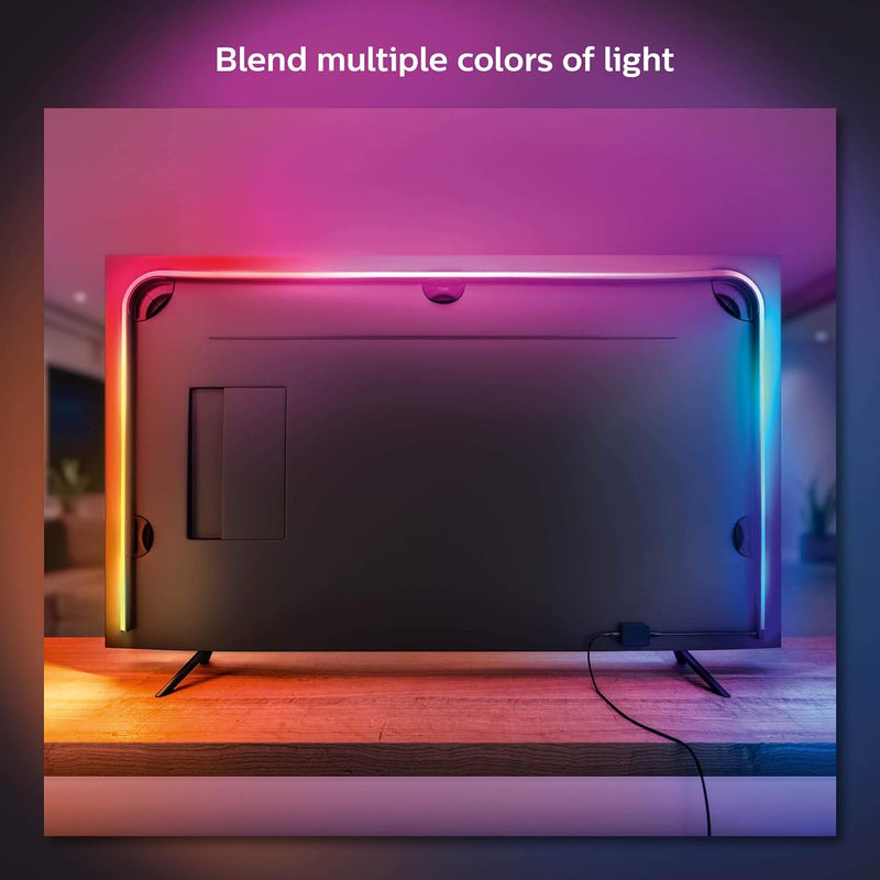 Philips Hue Gradient Lightstrip for 55 Inch TVs | Sync with Media and Gaming Smart Entertainment