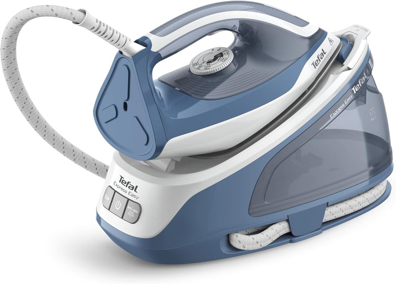 Tefal Express Essential Steam Iron | 5.9 Bar | 120g/min | 1.7L Tank | Blue