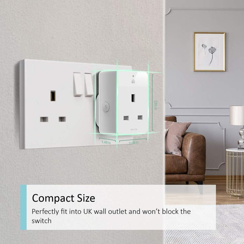 Kasa Mini Smart Plug by TP-Link | WiFi Outlet with Energy Monitoring | KP115