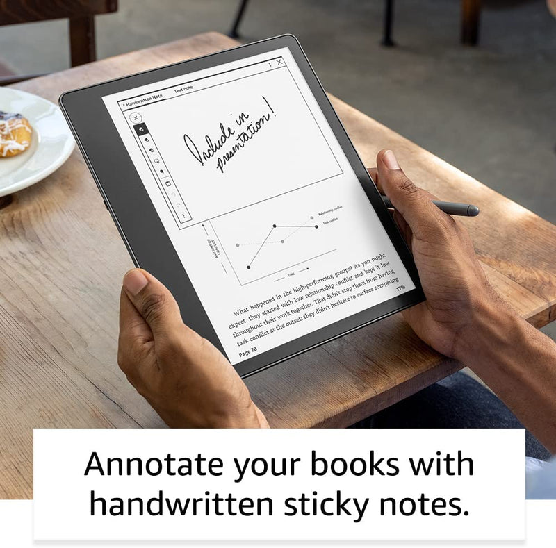 Kindle Scribe | Kindle tablet for reading, writing, journaling and sketching. 10.2", 300 ppi Paperwhite display | Premium Pen | 16 GB