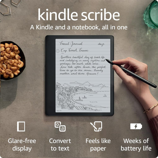 Kindle Scribe | All In One Digital Notebook Tablet | 10.2" 300 ppi Paperwhite display | includes Premium Pen | 32GB