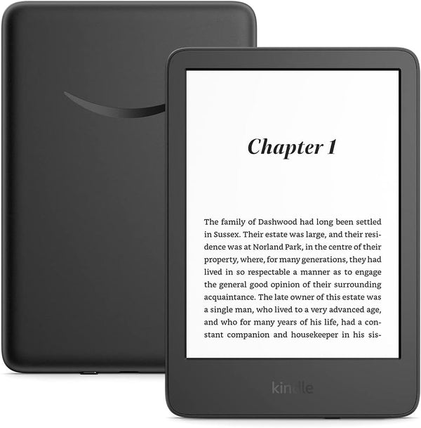 Amazon Kindle (2022 release) | 6" Tablet , 300 ppi high-resolution display | With ads | Black