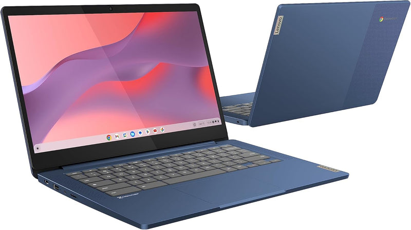 Lenovo IdeaPad Slim 3 Chromebook | 14 Inch FHD Laptop | MediaTek Kompanio 520 | 4GB RAM | 64GB eMMC | Chrome OS | Abyss Blue