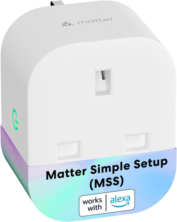 Meross Matter Smart Plug | Energy Monitoring, Mini WiFi Plug with Matter Simple Setup