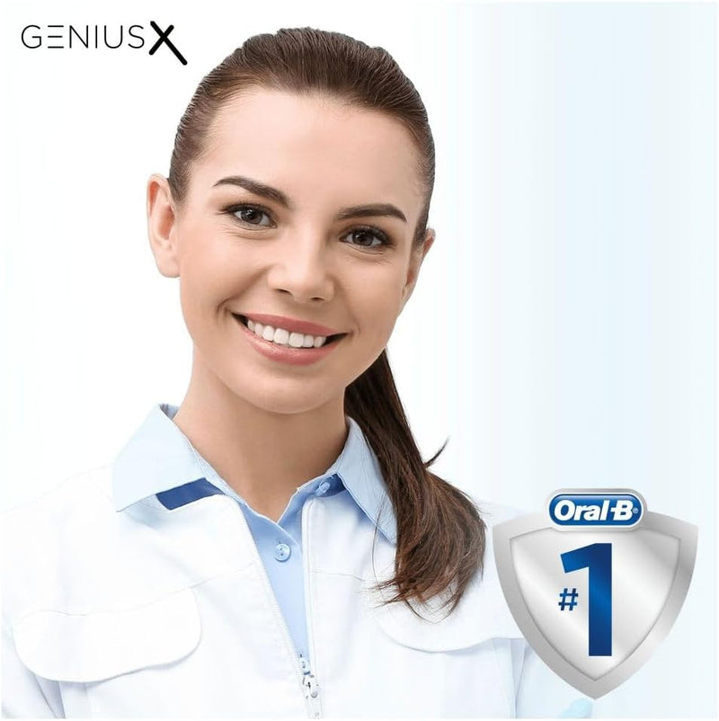 Oral B Genius X | Electric Toothbrush with AI | App Controlled with Travel Case | Midnight Black