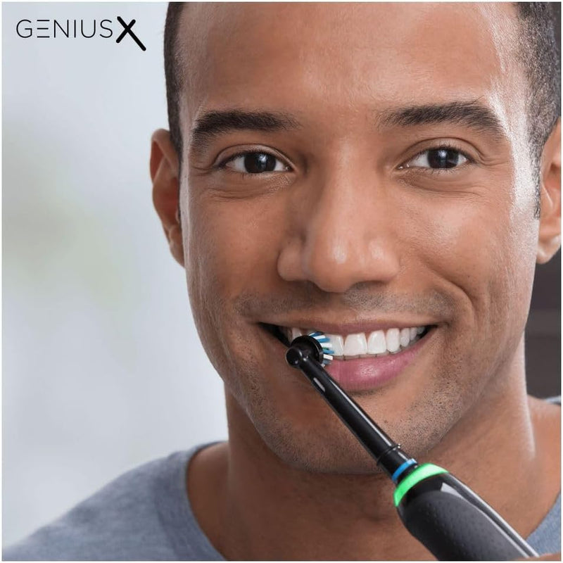 Oral B Genius X | Electric Toothbrush with AI | App Controlled with Travel Case | Midnight Black