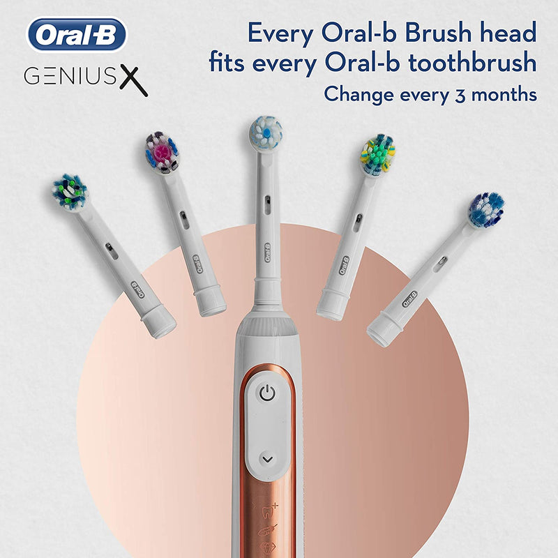 Oral-B Genius X | Electric Toothbrush with AI and Bluetooth Connectivity | Rose Gold