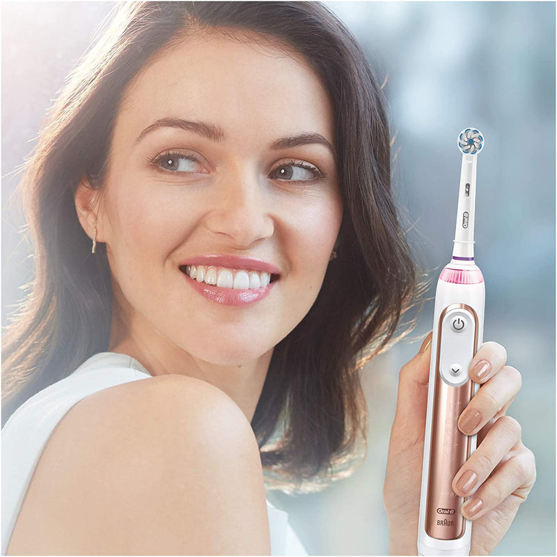 Oral-B Genius X | Electric Toothbrush with AI and Bluetooth Connectivity | Rose Gold