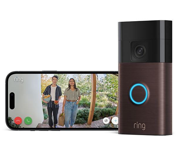 Ring Battery Video Doorbell | HD Video | Wireless | Easy Install | 2-Way Talk | 3rd Gen 2024 | Venetian Bronze