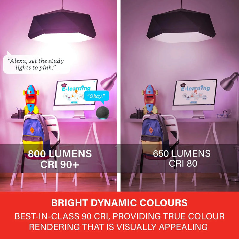 Sengled LED Smart Coloured Light Bulb | B22 Bayonet | Matter-Enabled, Multicolour, Works with Alexa | 60W