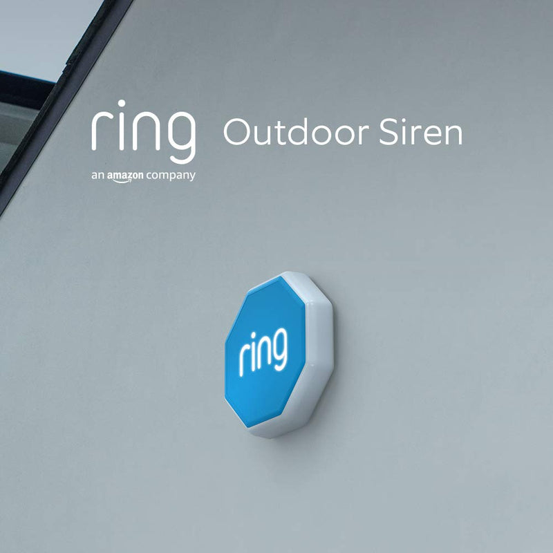 Ring Alarm Outdoor Siren | Customisable Alerts | Weather Resistant | Battery or Wired