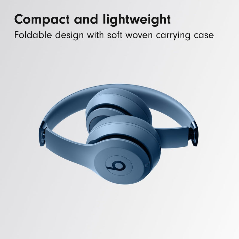 Beats Solo 4 – Wireless Bluetooth On-Ear Headphones, Apple & Android Compatible, Up to 50 hours of Battery Life – Slate Blue