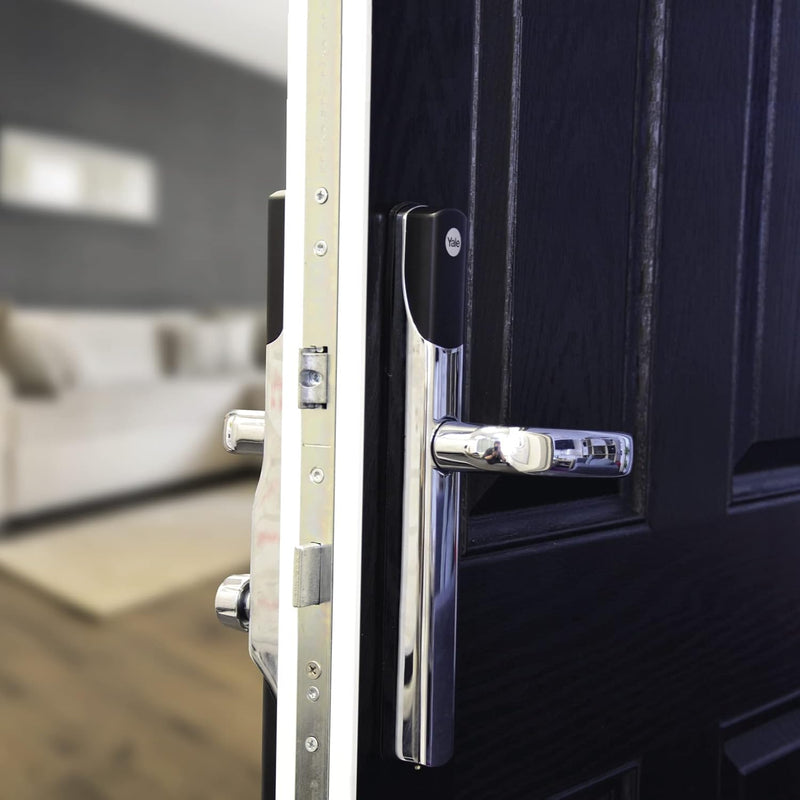 Yale Conexis L1 Smart Door Lock | Keyless Entry | Bluetooth Technology | Tamper Alarm | Chrome Finish | Battery Powered