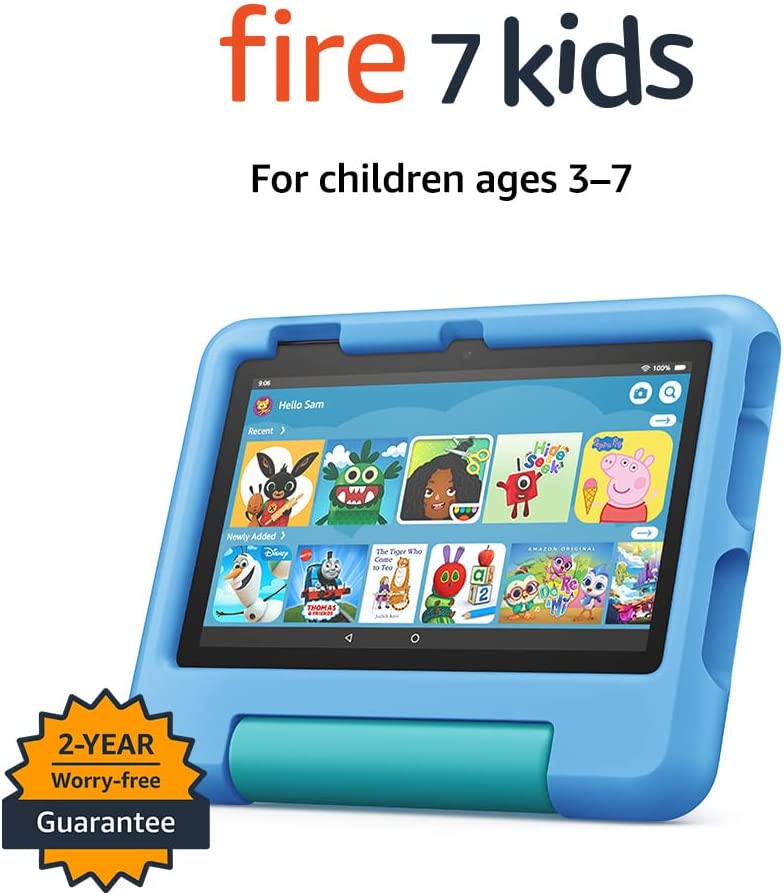 Amazon Fire 7 Kids 2019 Edition 16 GB Tablet with 7-in. Display - Blue store