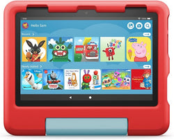 Amazon Fire HD 8 Kids Tablet | 8-inch HD display | Ages 3-7 | Kid-Proof Case | 32 GB | 2022 12th Gen | Red